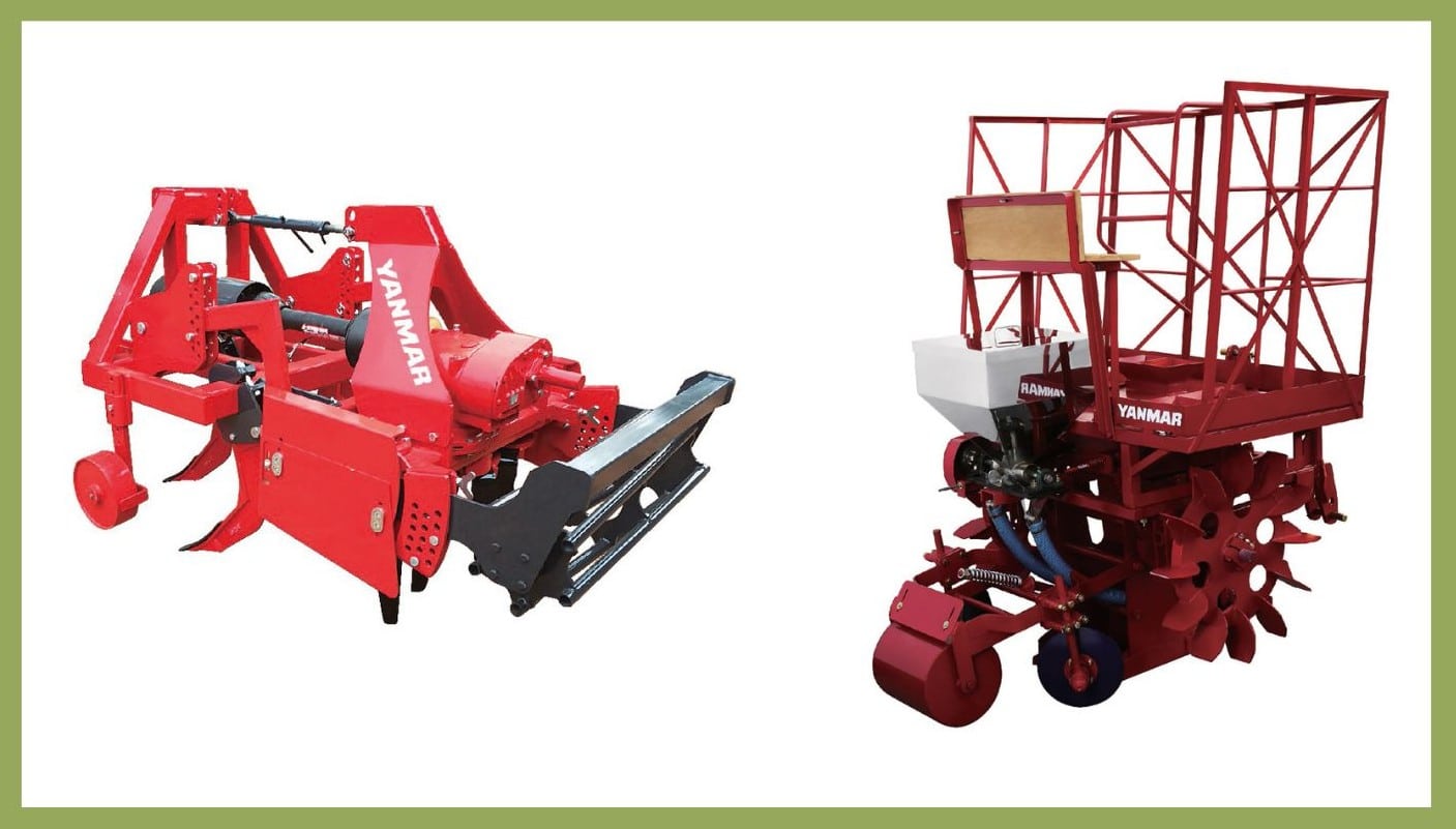 Yanmar sugar cane planting implements