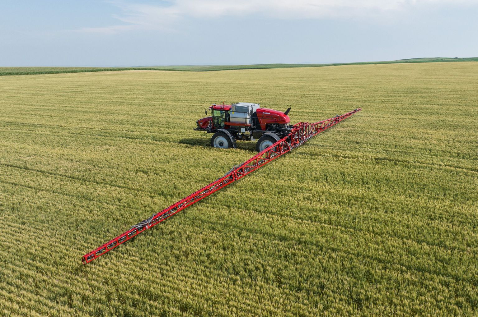 Case IH spraying