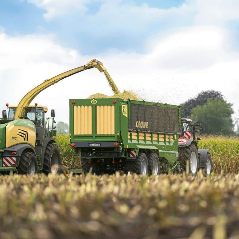 Krone forage wagon