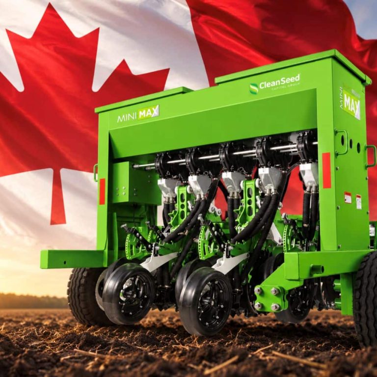 Clean Seed Mini-MAX distribution in Alberta, Canada, through Wetaskiwin