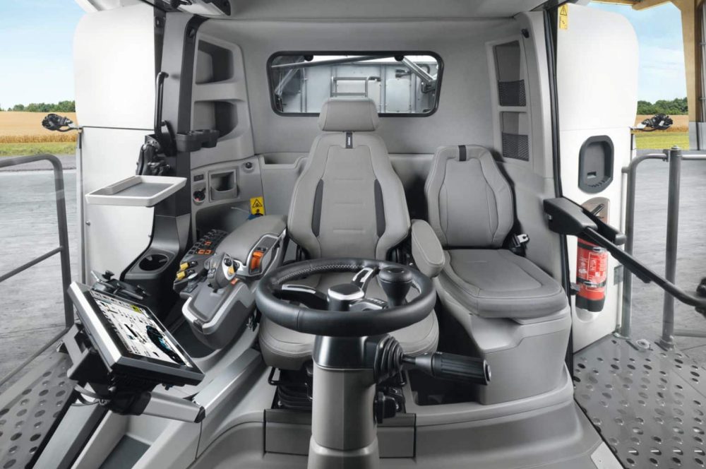 Lexion cab interior