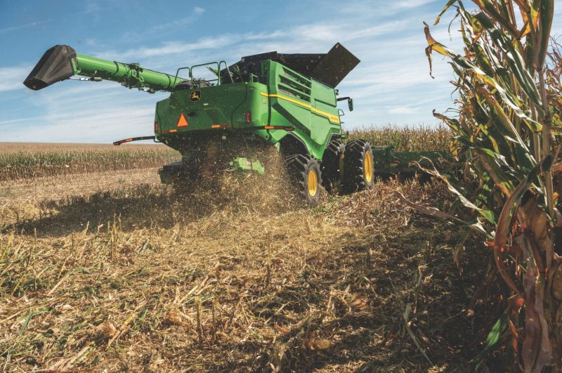 John Deere combine harvester updates