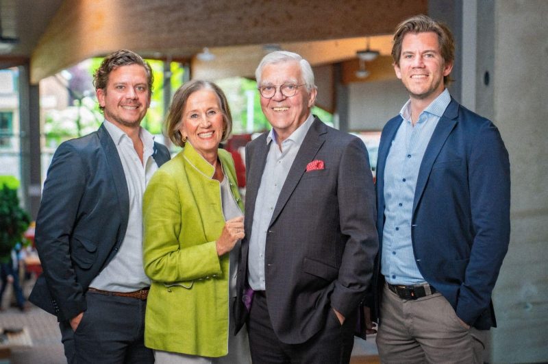 The fourth and fifth generation: Philipp, Christine, Franz and Christoph Grimme