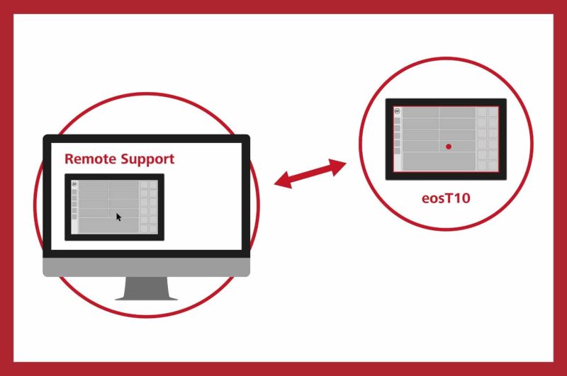 eosT10 remote support
