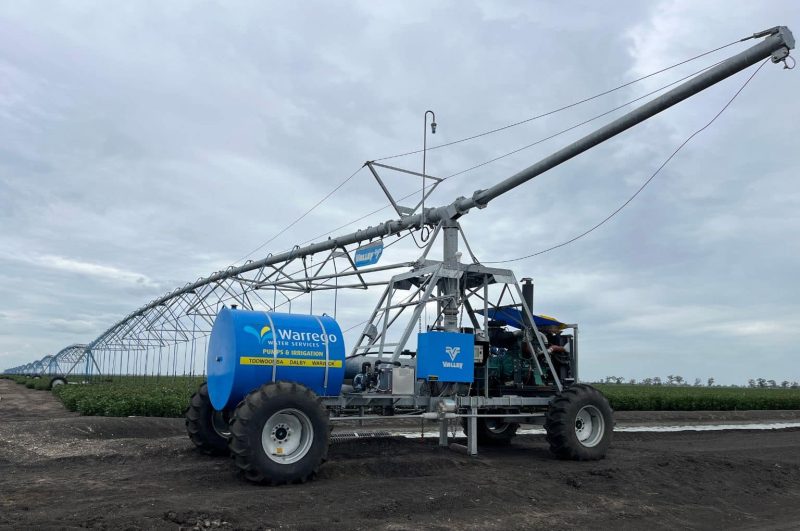 Valley irrigation powered by Volvo Penta